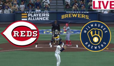 🔴LIVE🔴 Cincinnati Reds vs Milwaukee Brewers/ Baseball Spring Training/ /MLB THE SHOW 2024