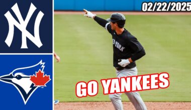 New York Yankees vs Toronto Blue Jays FULL GAME Highlights (02/22/2025) | MLB Highlights 2025