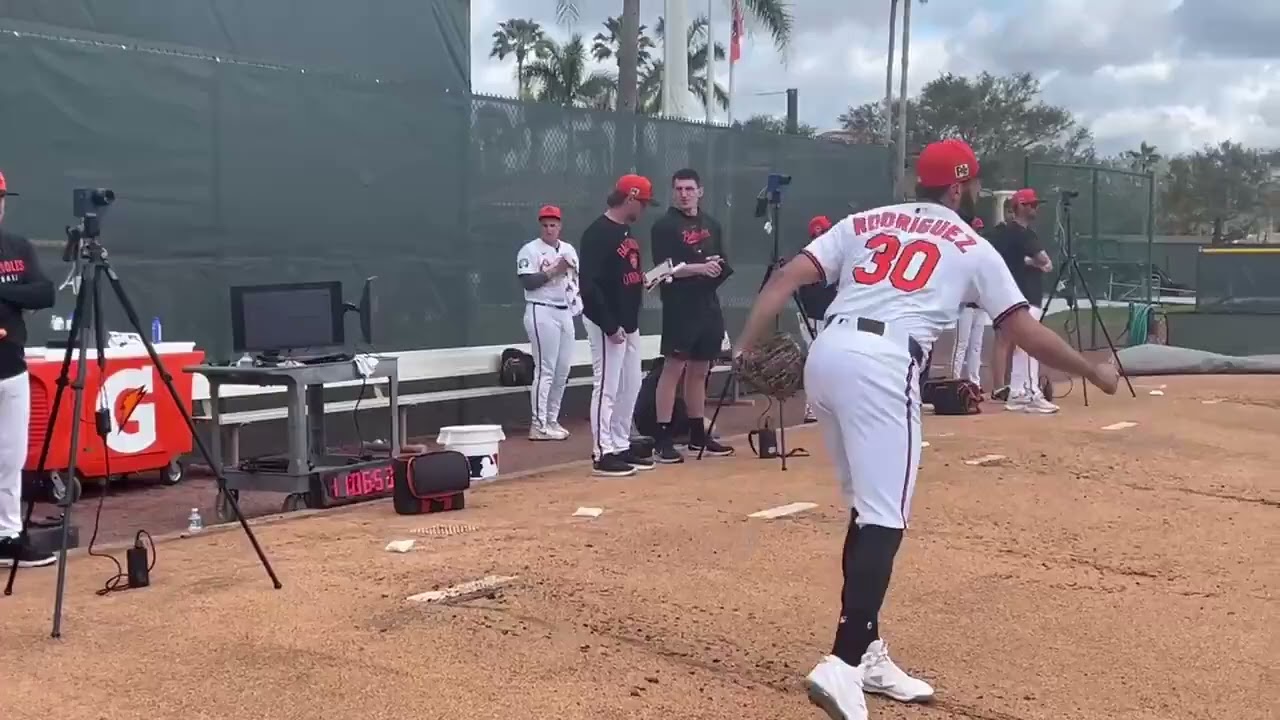 Grayson Rodriguez Throws Bullpen Session with Baltimore Orioles! (2025 MLB Spring Training)