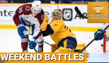 Nashville Predators Face Nathan MacKinnon and Jack Hughes in Big Back to Back Weekend Games