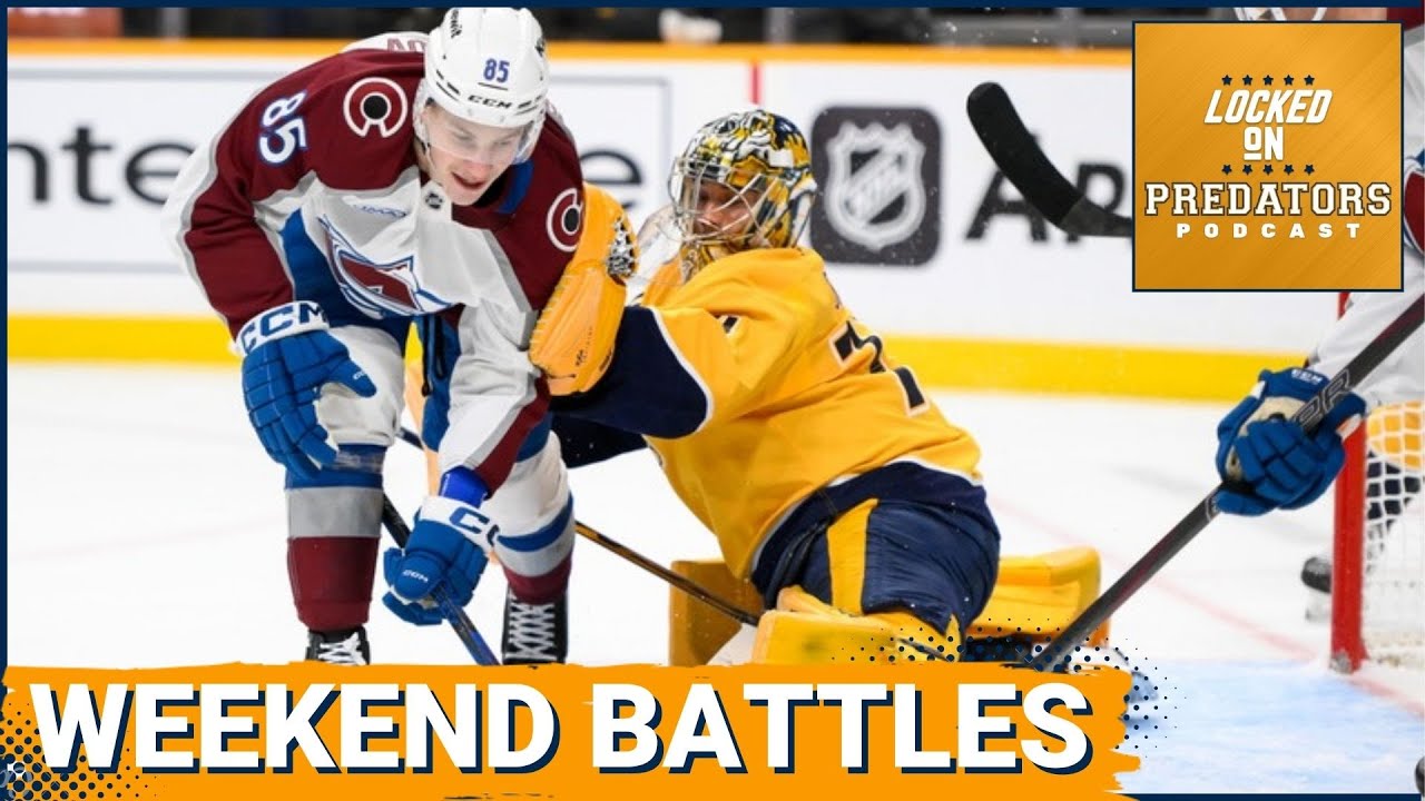 Nashville Predators Face Nathan MacKinnon and Jack Hughes in Big Back to Back Weekend Games