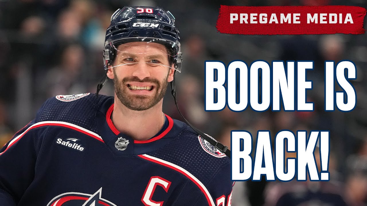 BOONE JENNER IS BACK! Blue Jackets Face the Blackhawks at Nationwide Arena! | Pregame Media
