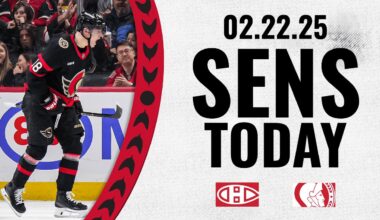 Sens Today: Senators Host Canadiens In First Game Back at Home