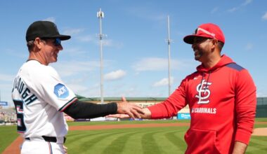 Clayton McCullough Reacts to First Spring Training Win as Marlins Manager