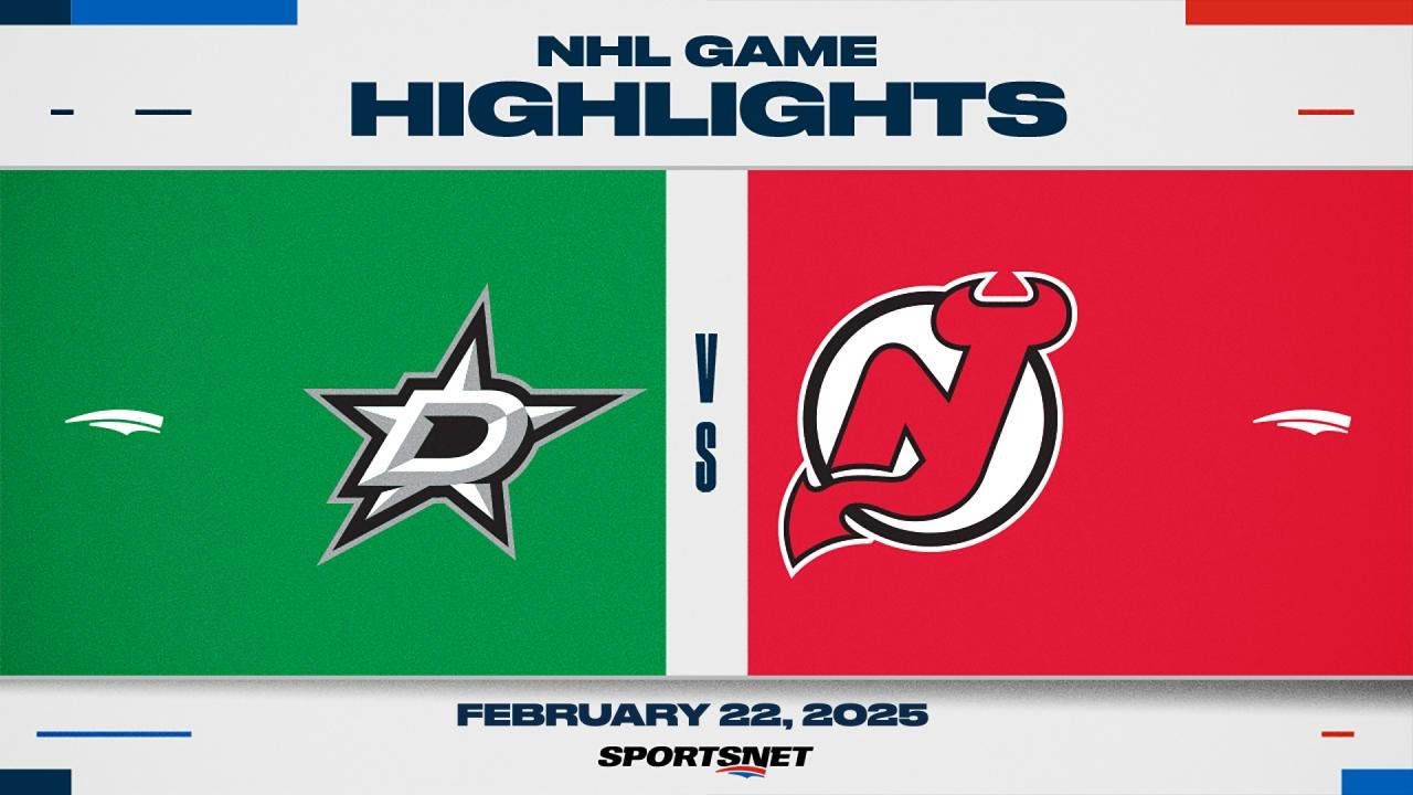 NHL Highlights | Stars vs. Devils - February 22, 2025