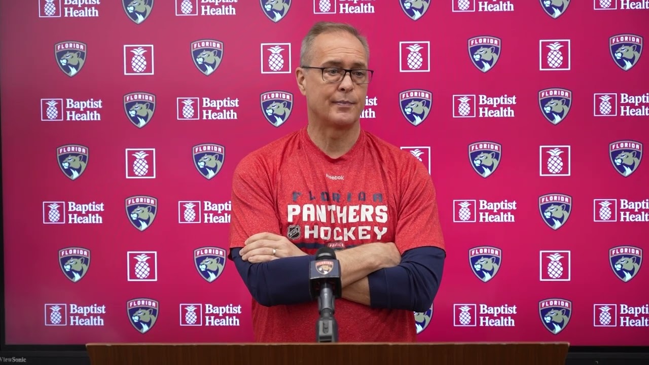 Paul Maurice: Florida Panthers Back in Action, Host Seattle Kraken without Tkachuk