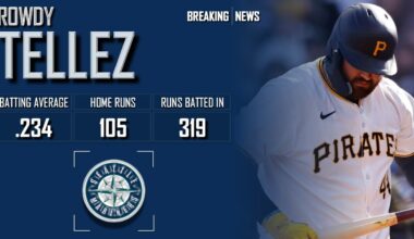 𝐁𝐑𝐄𝐀𝐊𝐈𝐍𝐆 𝐍𝐄𝐖𝐒: Seattle Mariners, Rowdy Tellez Agree To Minor League Deal | 2024 MLB Offseason