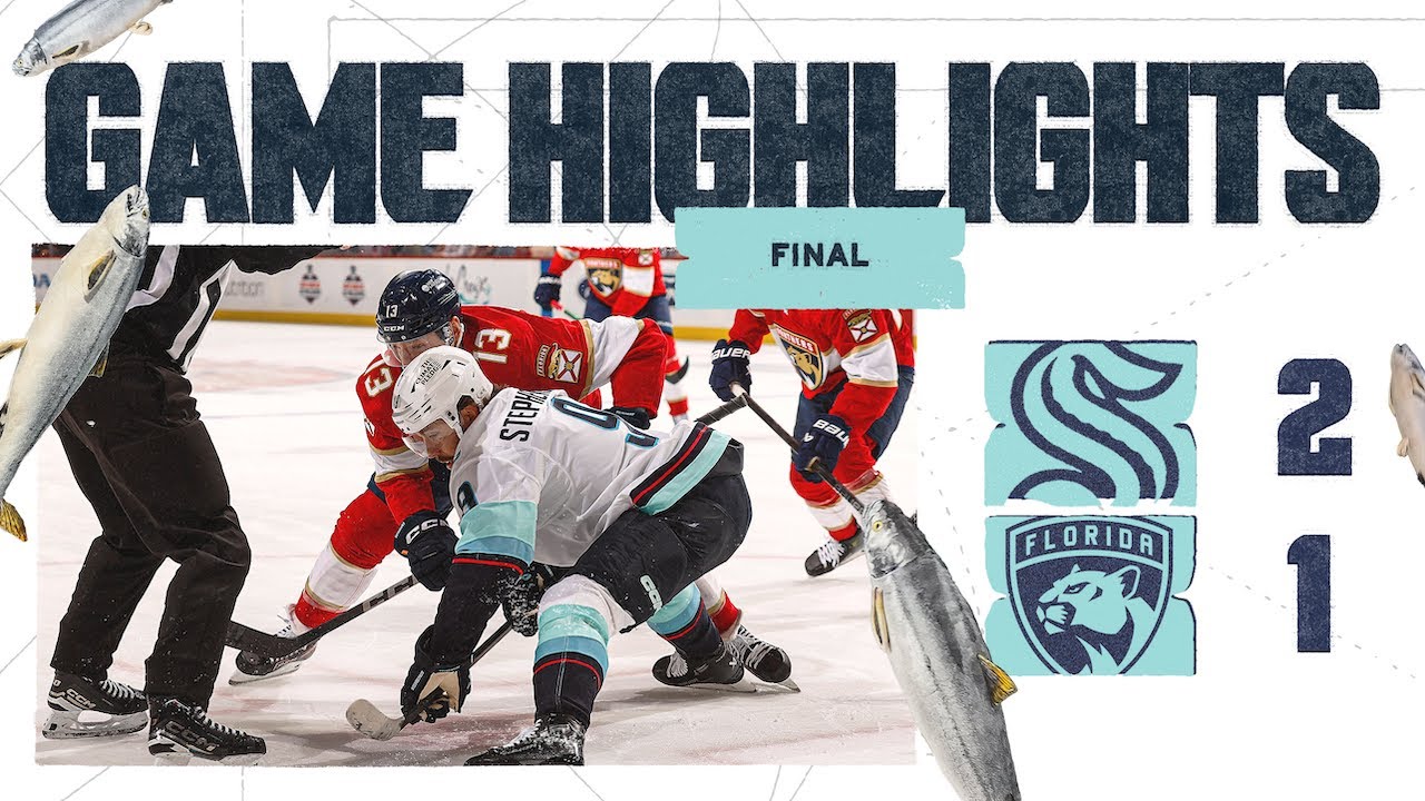 Seattle Kraken at Florida Panthers | 02/22 Game Highlights