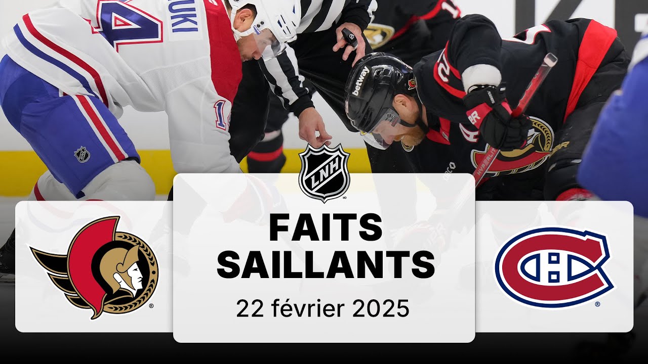 Canadiens vs Sénateurs | Faits saillants