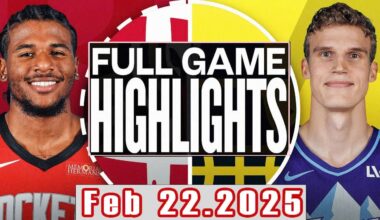 Utah Jazz Vs Houston Rockets Full Game Highlights Feb 22,2025 NBA Season 2024-25