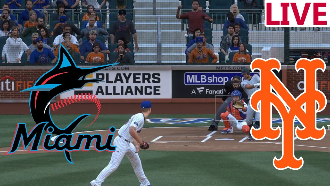🔴LIVE 🔴Miami Marlins vs New york Mets/ spring Training 2025/ Mlb Evivo/MLB THE SHOW