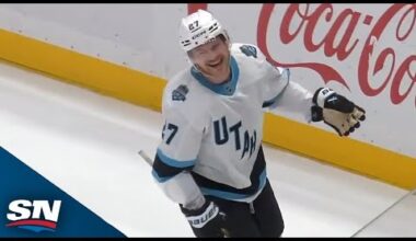 Barrett Hayton Scores First Hat Trick In Utah Hockey Club History