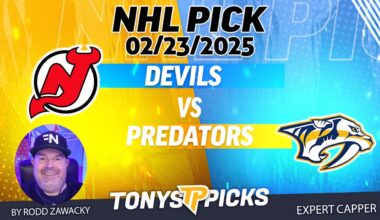 New Jersey Devils vs Nashville Predators  2/23/25 NHL Pick Prediction