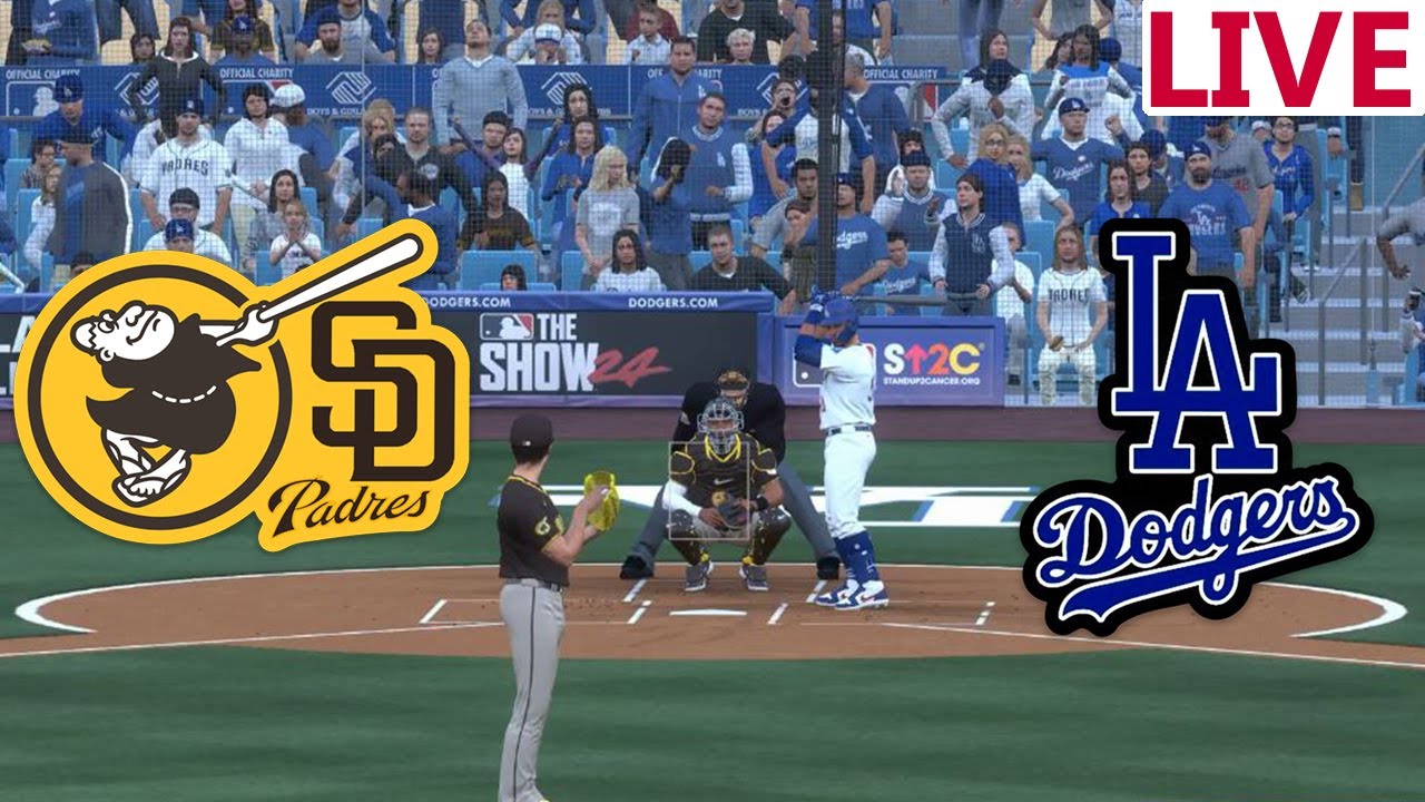 🔴LIVE 🔴San Diego Padres VS Los Angeles Dodgers /Baseball spring Training / Mlb vivo/MLB THE SHOW