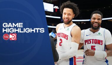 Pistons Make It 6 Straight Wins! | Game Highlights vs. Hawks