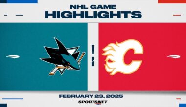 NHL Highlights | Sharks vs. Flames - February 23, 2025