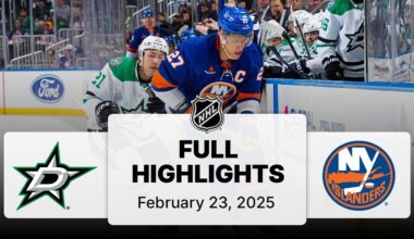 NHL Highlights | Stars vs. Islanders - February 23, 2025