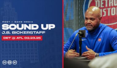 Post-Game Press Conference: JB Bickerstaff | Pistons @ Hawks | 02.23.25