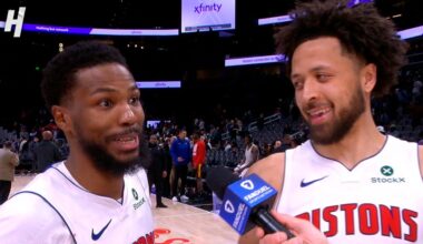 “Don’t touch me - I’m sizzling” - Cade Cunningham after the Pistons' sixth straight win 😂