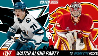 San Jose Sharks at Calgary Flames | LIVE REACTIONS & WATCH PARTY!