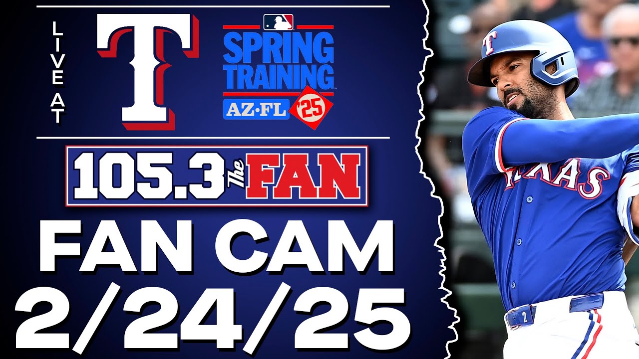 We're LIVE At Texas Rangers Spring Training Day 1 | Fan Cam 2/24/25