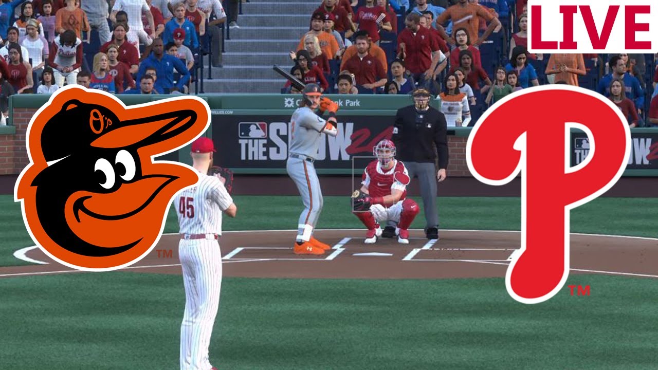 🔴LIVE 🔴Baltimore Orioles VS Philadelphia Philies/Spring Training 2025/ Mlb Evivo/MLB THE SHOW