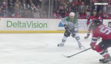 Matt Duchene scores a goal against the New Jersey Devils