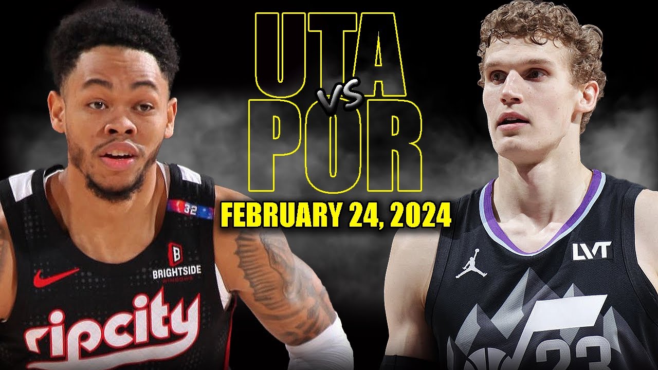 Portland Trail Blazers vs Utah Jazz Full Game Highlights - February 24, 2025 | NBA Regular Season