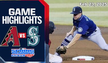 Arizona Diamondbacks vs Seattle Mariners FULL GAME  02/23/25 | MLB Training Spring 2025