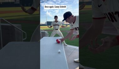 The San Francisco Giants put their flip cup skills to the test 😆