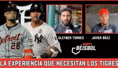 JAVIER BÁEZ y GLEYBER TORRES, la experiencia que necesita DETROIT TIGERS en la 2025| ESPN Beisbol