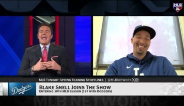 2025 Dodgers Spring Training: Blake Snell on Clayton Kershaw, possible Dodger Stadium opener start