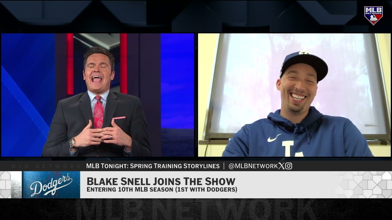2025 Dodgers Spring Training: Blake Snell on Clayton Kershaw, possible Dodger Stadium opener start