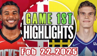 Utah Jazz Vs Houston Rockets Game 1st Highlights Feb 22,2025 NBA Season 2024-25
