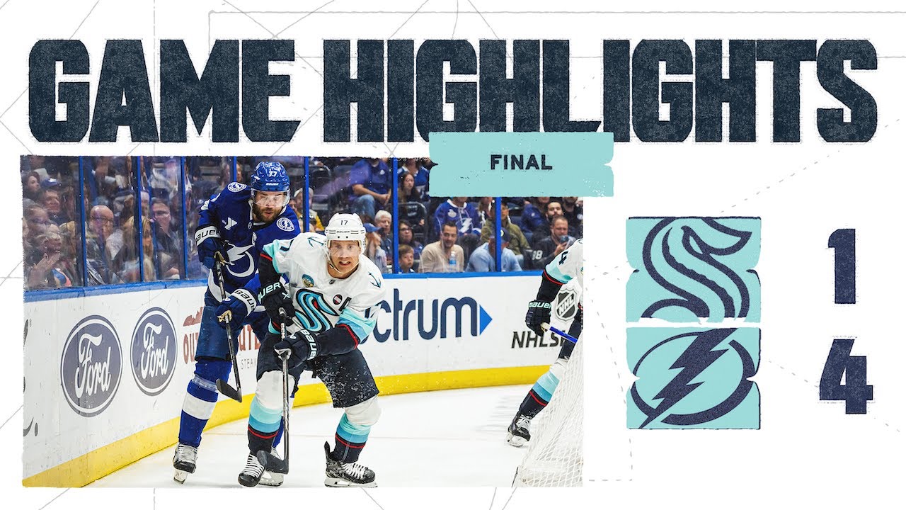 Seattle Kraken at Tampa Bay Lightning | 02/23 Game Highlights