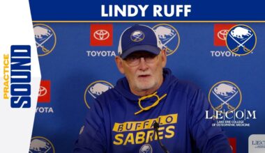 "We're Gonna Continue To Try To Push Our Way" | Lindy Ruff After Practice | Buffalo Sabres