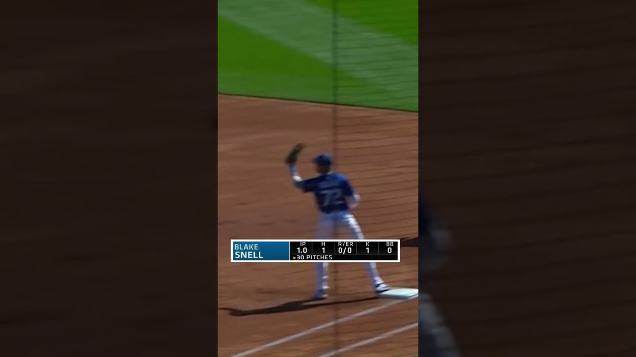 Blake Snell’s first start in a Dodgers uniform 😤 #blakesnell #dodgers #losangelesdodgers #mlb