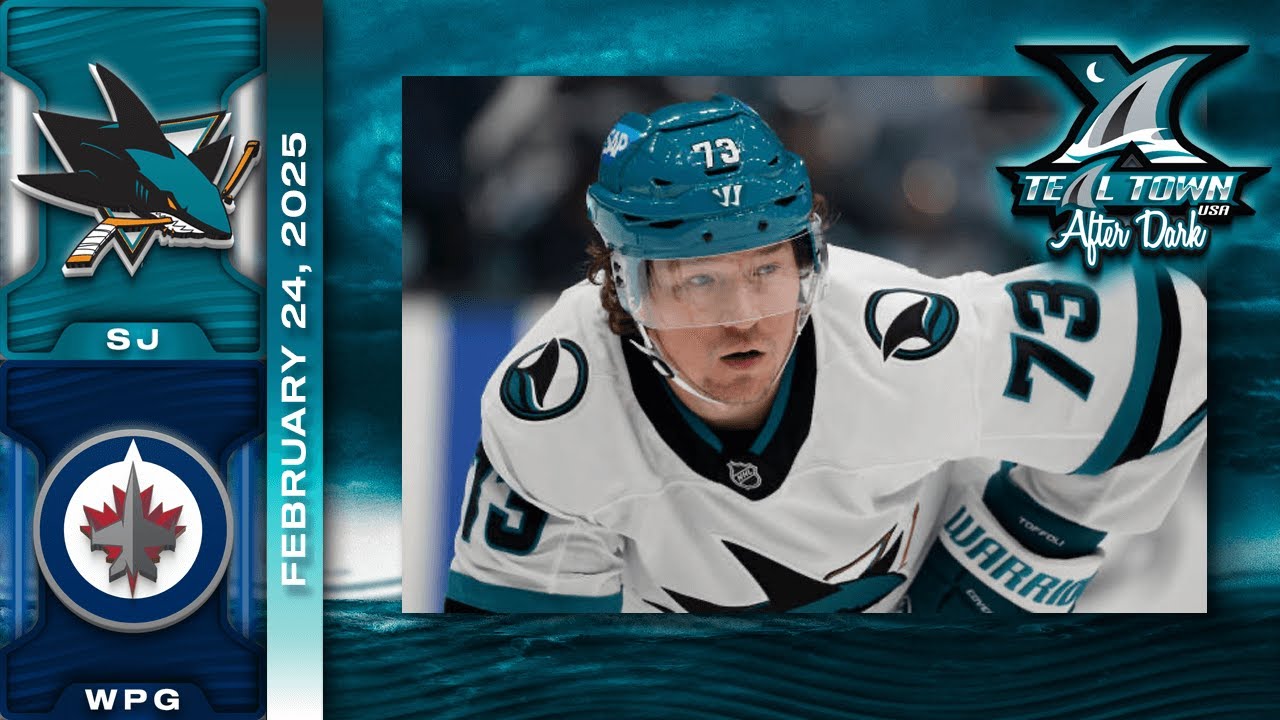 San Jose Sharks @ Winnipeg Jets - 2/24/2025 - Teal Town USA After Dark Postgame)