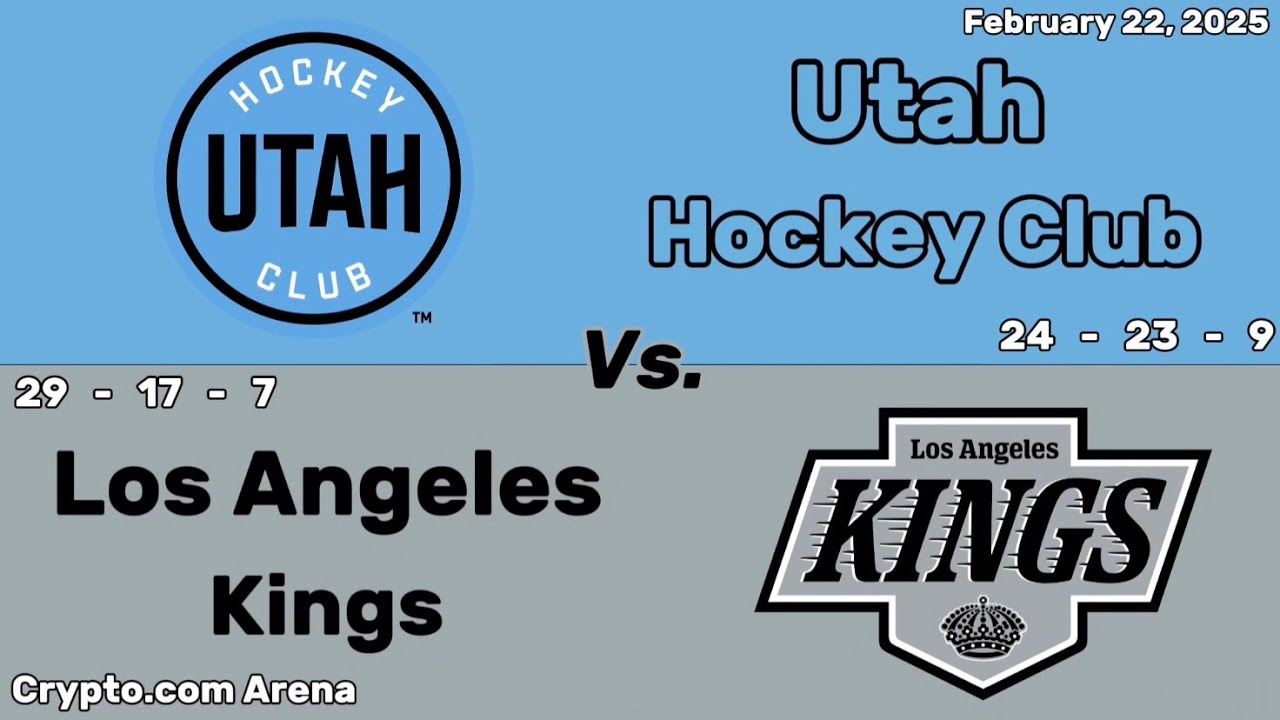 Utah Hockey Club vs Los Angeles Kings | February 22, 2025 | All Goals