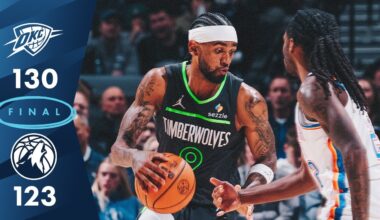 Minnesota Timberwolves Fall To Oklahoma City Thunder, 130-123 | 02.23.25