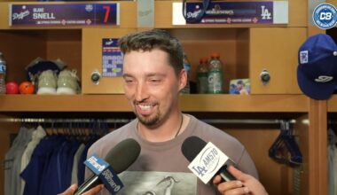 Dodgers Spring Training: Blake Snell pleased with fastball, discusses learning teammates