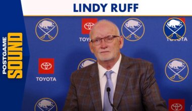 "It Was A Hell Of A Shot" | Buffalo Sabres Coach Lindy Ruff On Henri Jokiharju's Recent Success, Win
