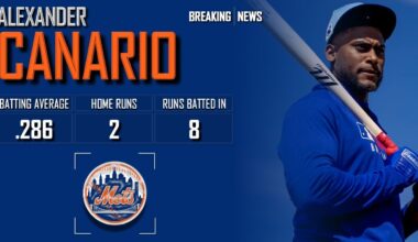 𝐁𝐑𝐄𝐀𝐊𝐈𝐍𝐆 𝐍𝐄𝐖𝐒: New York Mets Acquire Alexander Canario From Cubs | 2024 MLB Offseason