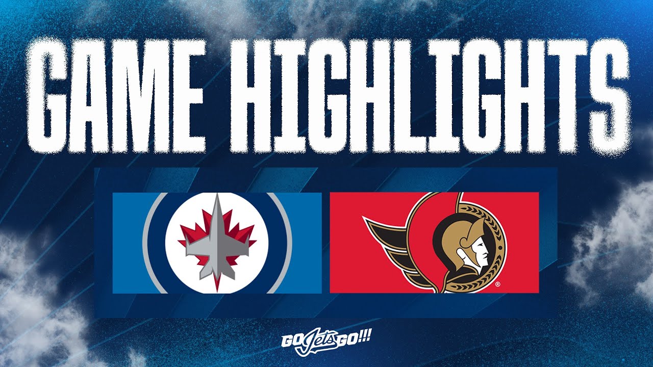 Ottawa Senators vs. Winnipeg Jets - Game Highlights