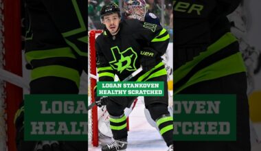 Logan Stankoven a Healthy Scratch? The Dallas Stars Have SO MUCH Depth! | DLLS Sports