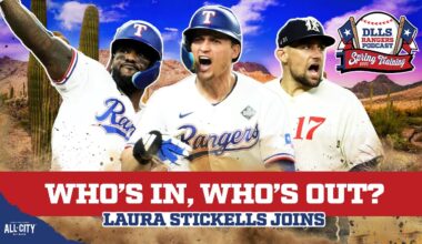 Texas Rangers Roster Update: Who’s In & Who’s Out?  Laura Stickells weighs in | DLLS Rangers Podcast