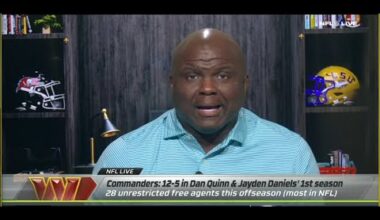 ESPN NFL LIVE | Washington Commanders Need To Be AGGRESSIVE To Make Life Easier For Jayden Daniels