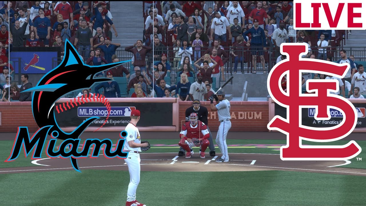 🔴LIVE 🔴Miami Marlins vs St Louis Cardinals/Spring Training 2025/ Mlb Evivo/MLB THE SHOW