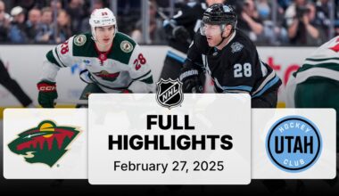 NHL Highlights | Wild vs. Utah Hockey Club - February 27, 2025