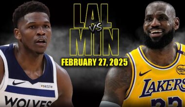 Los Angeles Lakers vs Minnesota Timberwolves Full Game Highlights - February 27 | NBA Regular Season